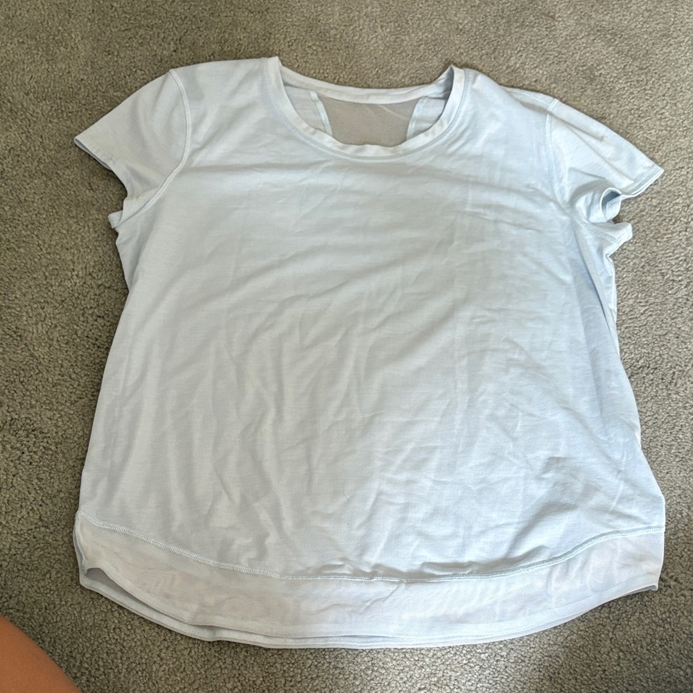 Athleta girl Soft Blue Short Sleeve Tee